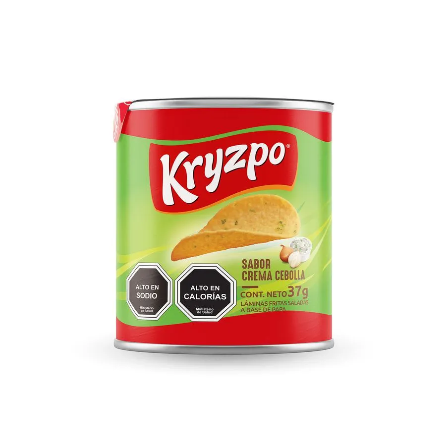 PAPAS FRITAS KRYZPO CREMA CEBOLLA 8X6X37GR