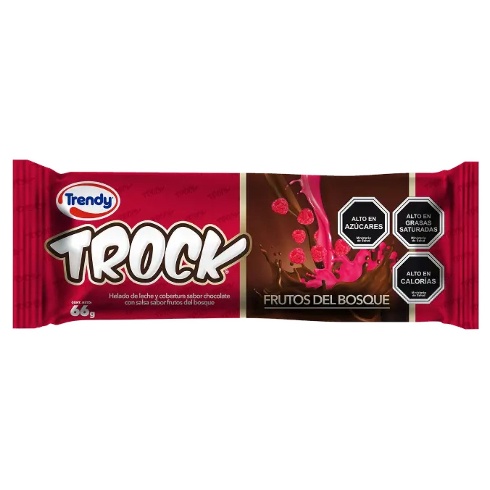 HELADO DE PALETA TROCK CHOC/FDB TRENDY 15X66GR