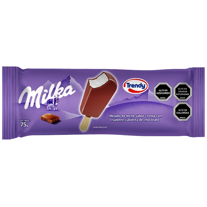 HELADO DE PALETA MILKA TRENDY 16X75GR