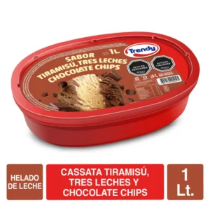 HELADO TIRAMI/3LECH/CHO CHIP TRENDY 6X1000CC