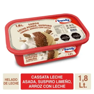 HELADO LE ASA/SUS LIM/ARR C/LECHE TRENDY 6X1800CC