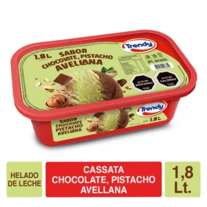 HELADO CHOC PISTACHO/AVELLANA TRENDY 6X1800CC