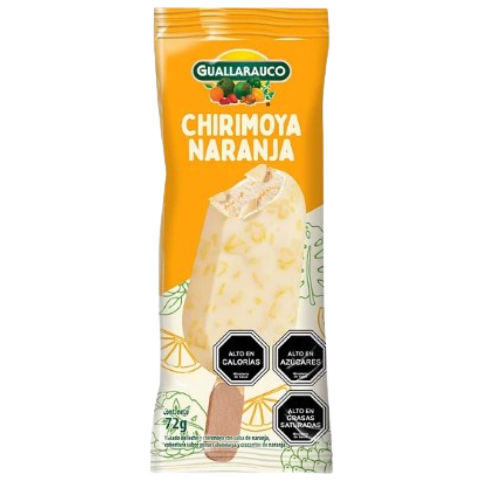 HELADO BARRA CHIRI/NARAN GUALLARAUCO 9X74GR