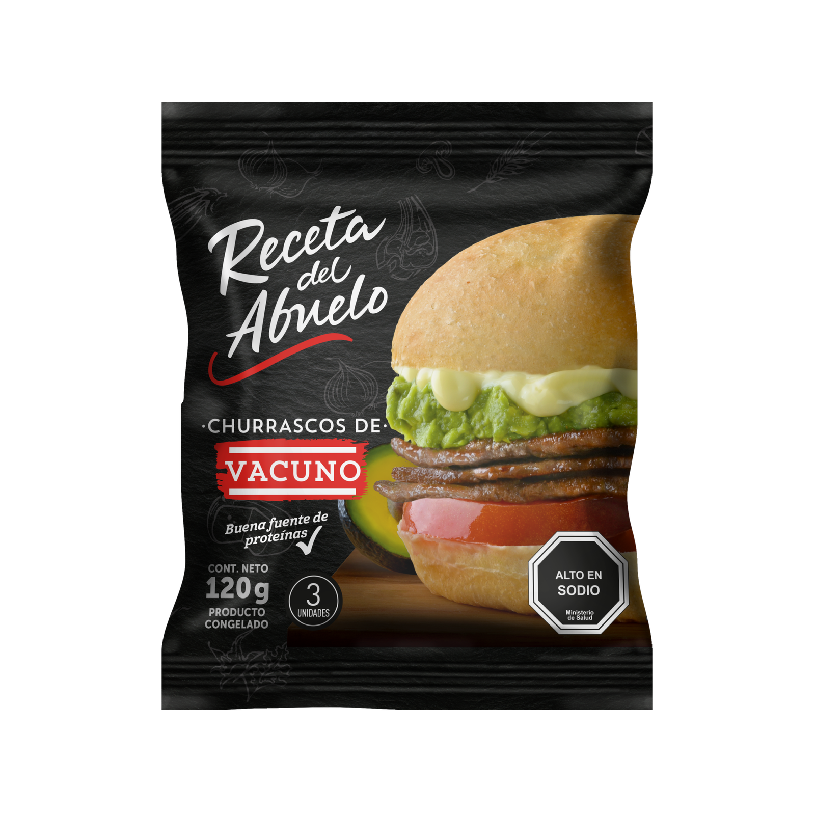 CHURRASCO VACUNO RECETA DEL ABUELO 36X120 GR