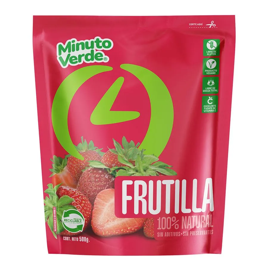 FRUTILLA MINUTO VERDE 26X500GR