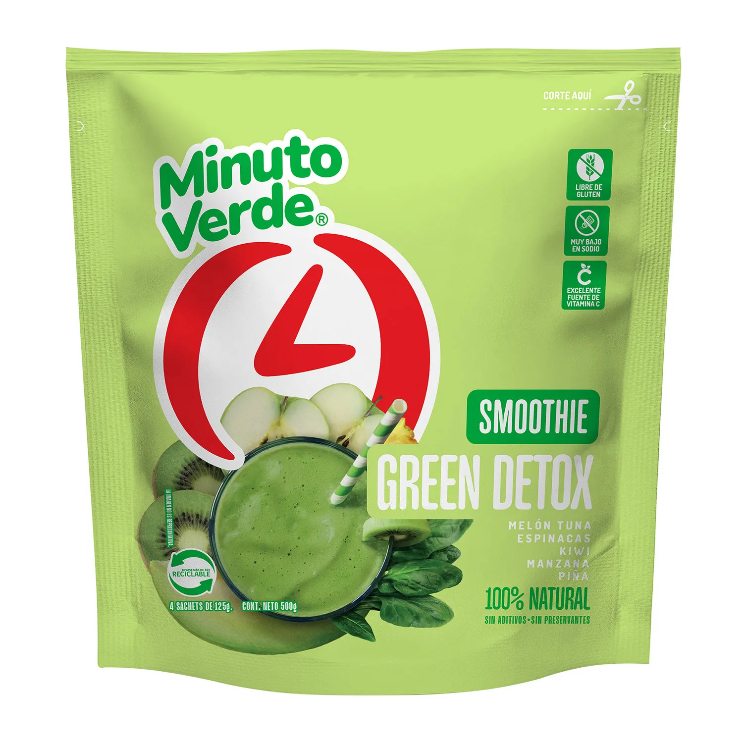 SMOOTHIE GREEN DETOX M.VERDE 15X500GR