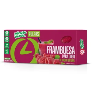 PULPA FRAMBUESA MINUTO VERDE 24X335GR