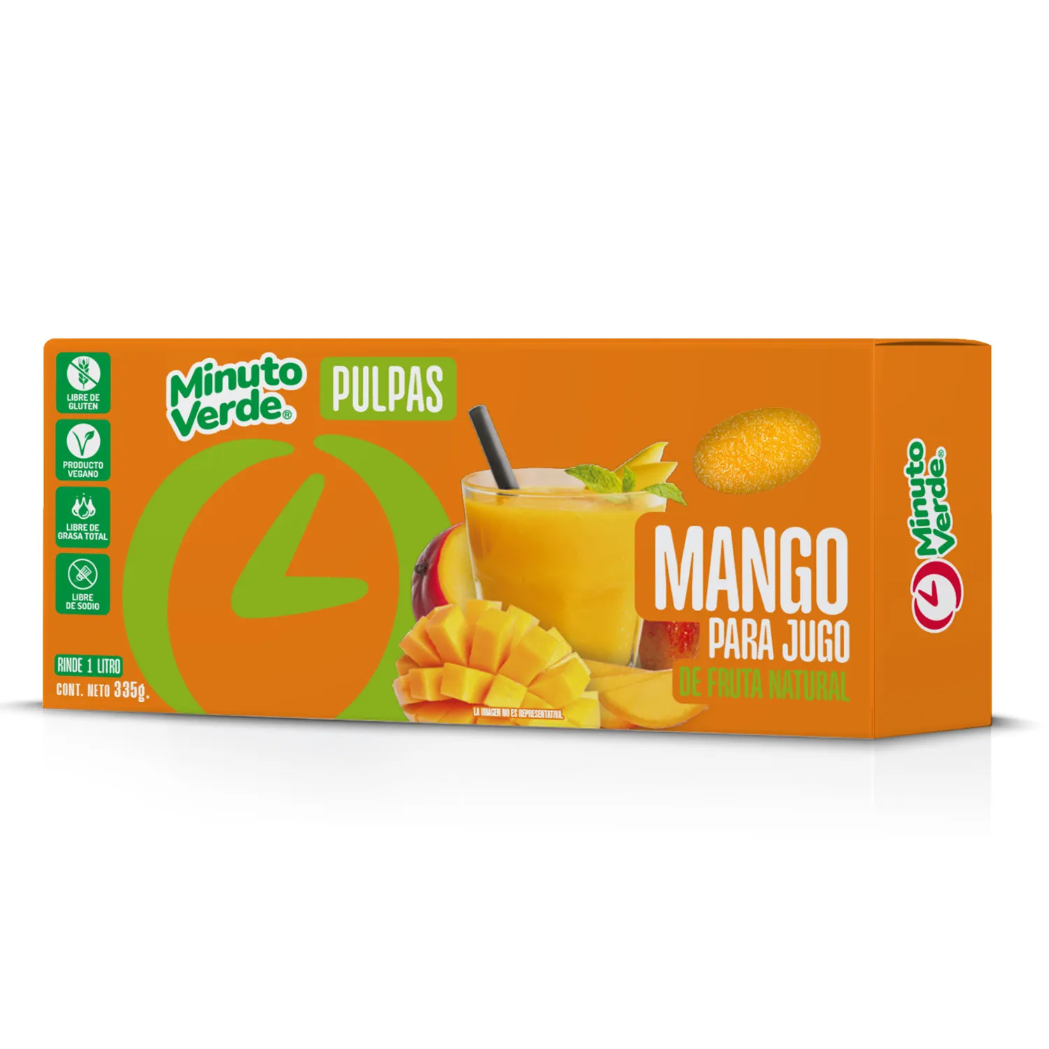 PULPA MANGO MINUTO VERDE 24X335GR