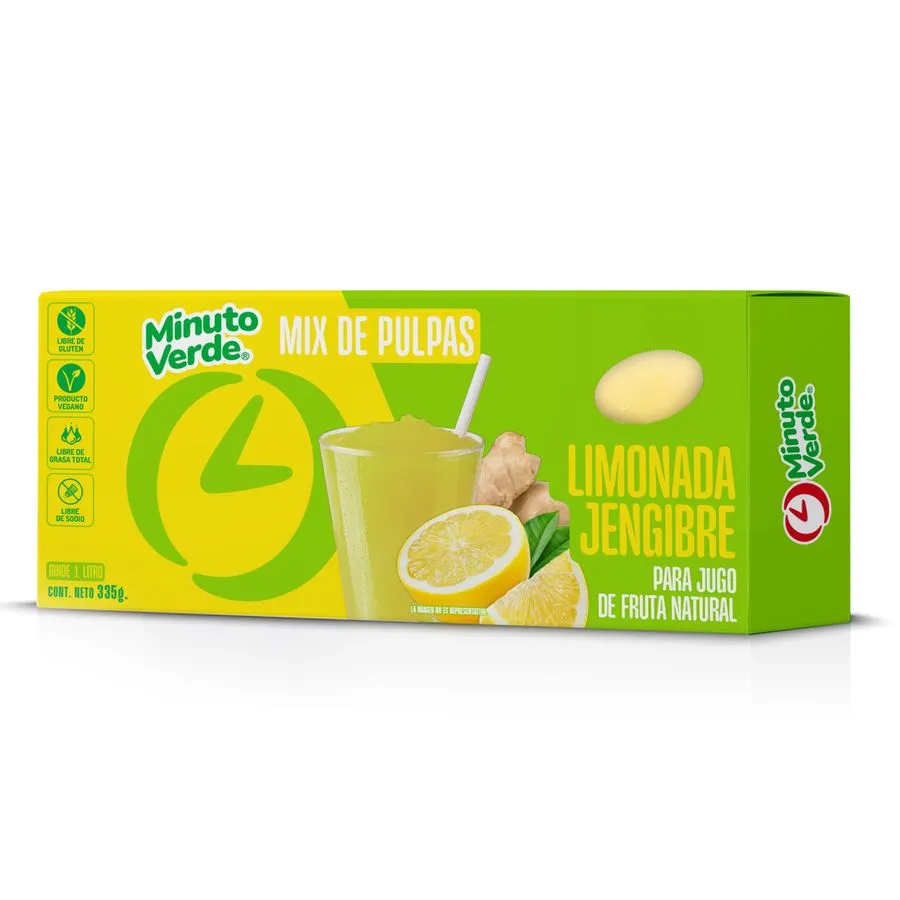PULPA LIMON JENGIBRE M.VERDE 24X335GR