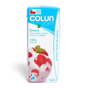 CREMA DE LECHE LIGHT COLUN 24X200CC