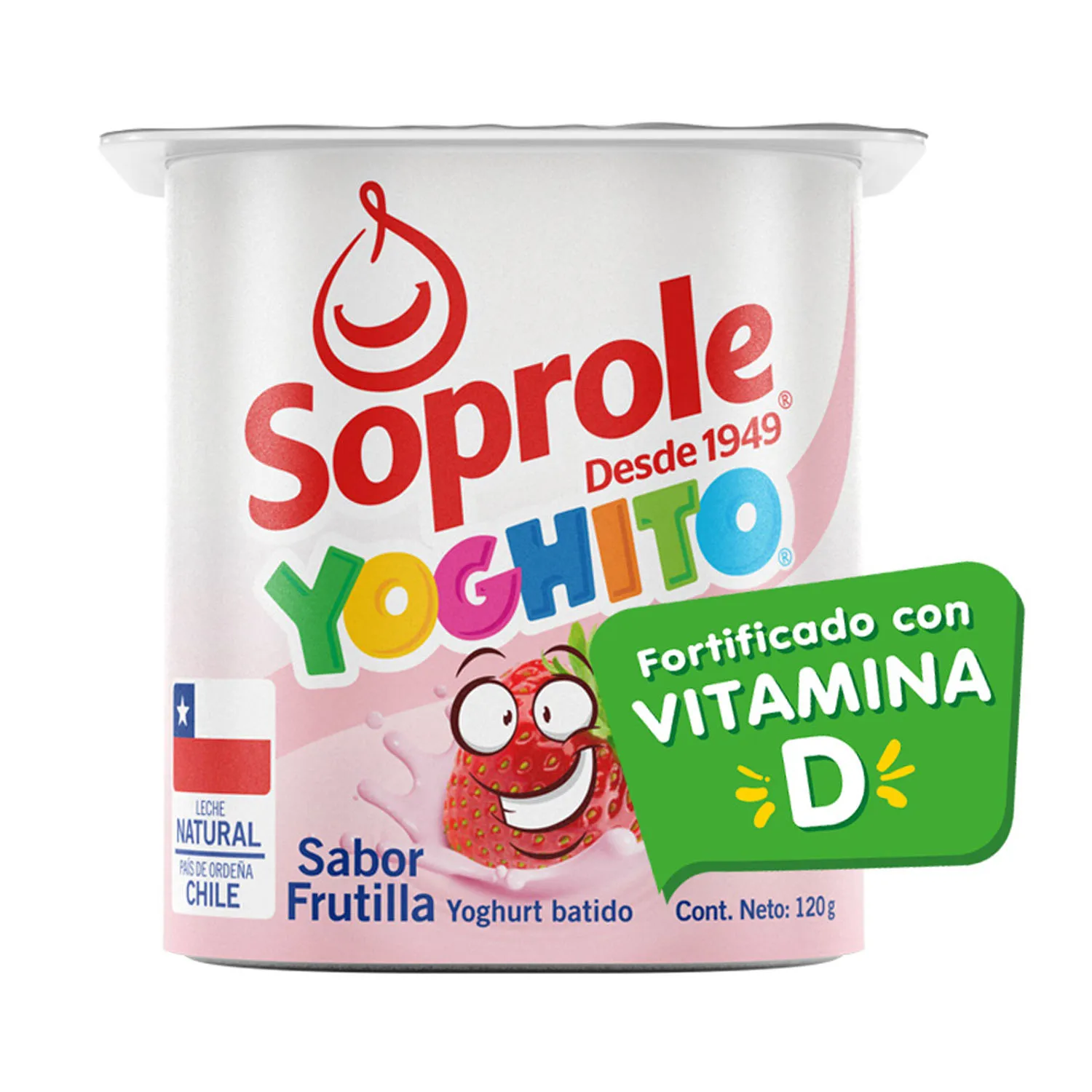 YOGHITO FRUTILLA SOPROLE 36X120 GR