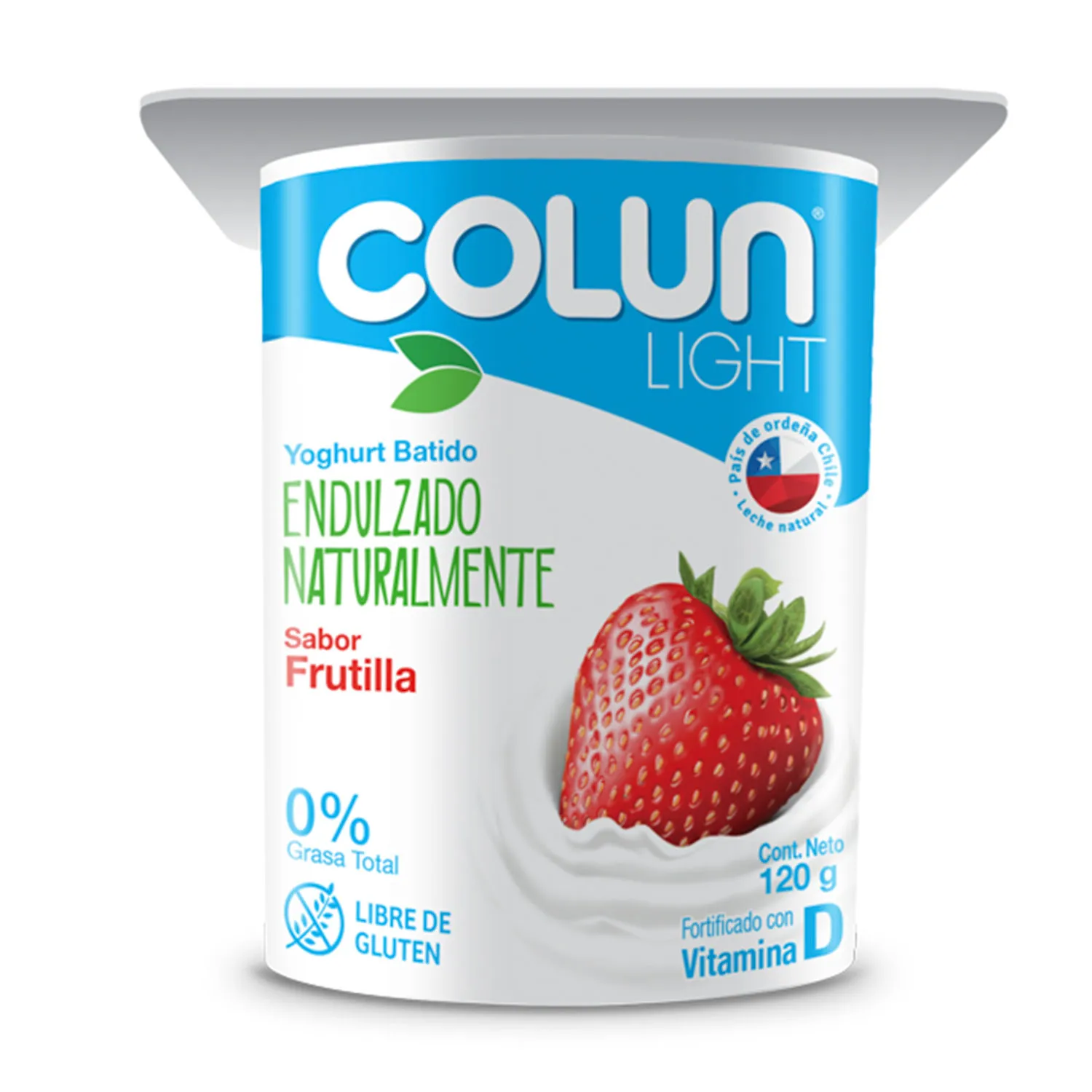 YOGHURT LIGHT FRUTILLA COLUN 48X120GR