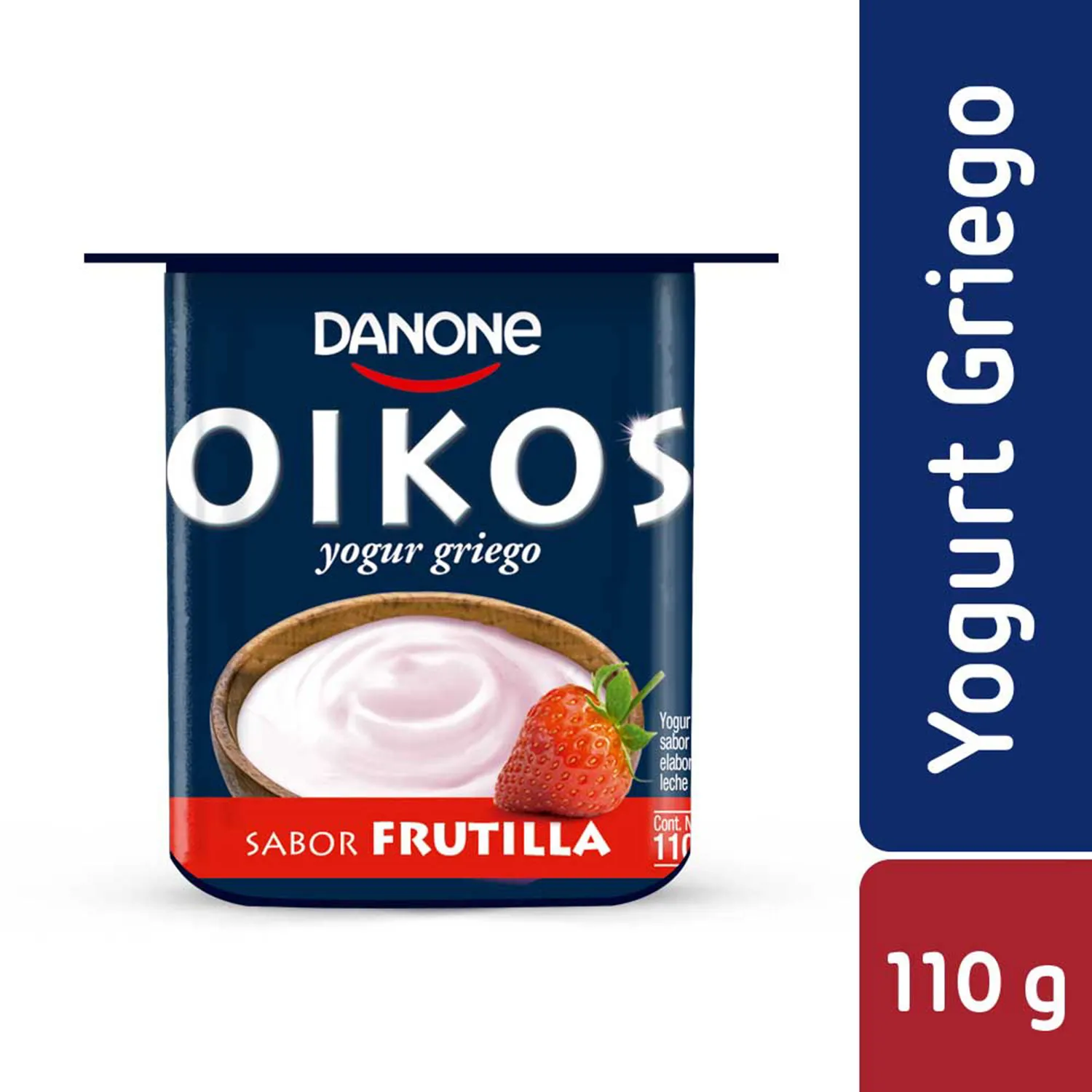 YOGUR GRIEGO FRUTILLA OIKOS 48X110GR