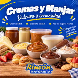 Cremas y Manjar
